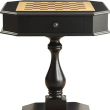 Load image into Gallery viewer, Octagon Pedestal Console Table And Drawers - Black
