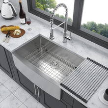 Load image into Gallery viewer, Farmhouse Kitchen Sink Stainless Steel Apron Front