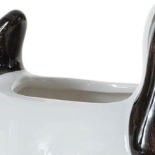 Load image into Gallery viewer, Poly Dog Planters (Set of 4) - Black / White