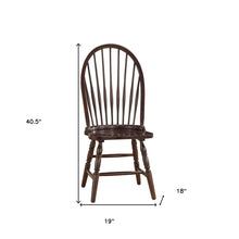 Load image into Gallery viewer, Wood Windsor Back Dining Side Chair - Espresso
