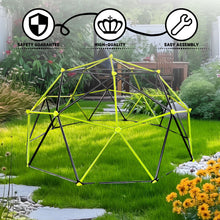 Load image into Gallery viewer, 10 Sided Climbing Frame For Outdoor Playground With Colorful Climbing Stones