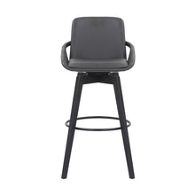 Load image into Gallery viewer, 42" Swivel, Bar Height Bar Chair - Gray / Black