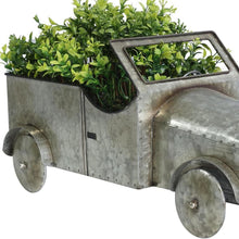 Load image into Gallery viewer, Flowers Hand Painted Truck Tabletop Sculpture - Silver