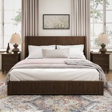 Load image into Gallery viewer, Platform Bed Frame With Headboard, Floor Standing Design