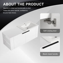 Load image into Gallery viewer, Modern Bathroom Vanity Sink Combo With Spacious Storage