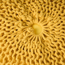 Load image into Gallery viewer, Bordeaux - Knitted Round Pouf Ottoman, Floor Cushion