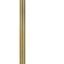 Load image into Gallery viewer, Tray Table Floor Lamp With White Square Shade - Brass