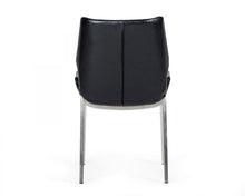 Load image into Gallery viewer, Faux Leather Moder Dining Chairs (Set of 2) - Black