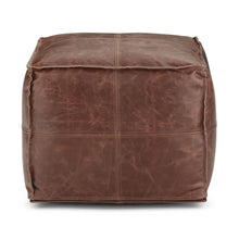 Load image into Gallery viewer, Sheffield - Handcrafted Square Pouf