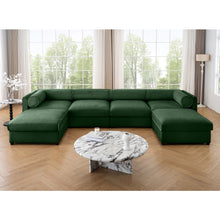 Load image into Gallery viewer, Contemporary Elegant Sofa With Storage And Ottoman