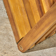 Load image into Gallery viewer, Gloaming - Outdoor Bench With Slat Design And Triangular Base
