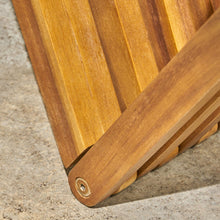 Load image into Gallery viewer, Gloaming - Outdoor Bench With Slat Design And Triangular Base