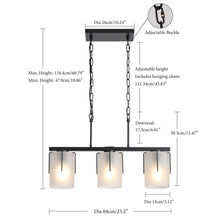 Load image into Gallery viewer, Adjustable Cylindrical Pendant Light
