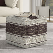Load image into Gallery viewer, Grady - Handcrafted Square Pouf