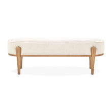 Load image into Gallery viewer, Camellia Field - Accent Bench - Beige / Gold