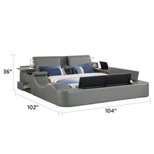 Load image into Gallery viewer, Zoya - Smart Multifunctional Bed, Built In Bluetooth Speakers, USB Charging