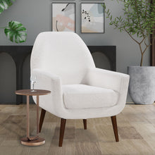 Load image into Gallery viewer, Tareel - Round Accent Table With Open Oval Pedestal - Antique Bronze