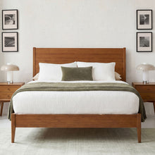 Load image into Gallery viewer, Modern Sled Platform Bed Frame With Slats