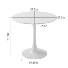 Load image into Gallery viewer, Round Dining Table With Tulip Style Base