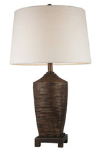 Load image into Gallery viewer, Fantastic Rustic Ribbed Table Lamp - Bronze