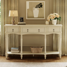 Load image into Gallery viewer, Retro Console Table With 3 Soft Close Drawers
