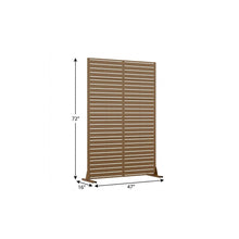 Load image into Gallery viewer, Six Panel Screen Room Divider (720029) - Brown