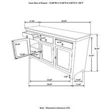 Load image into Gallery viewer, Mankato - 3 Drawer Accent Cabinet With 3 Doors - Wood
