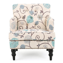Load image into Gallery viewer, Vitality - Club Chair With Button Tufted Diamond Stitching And Turned Legs