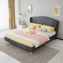 Load image into Gallery viewer, Upholstered Bed, Tufted Headboard, Comfortable Sleep