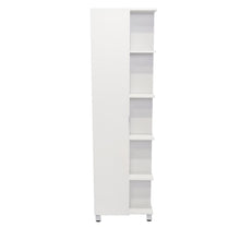 Load image into Gallery viewer, Corner Accent Cabinet With Single Door - White