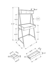 Load image into Gallery viewer, Computer Desk For Home Office, Laptop, Leaning, Storage Drawers, Contemporary & Modern