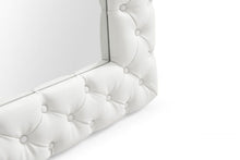 Load image into Gallery viewer, 80" Faux Leather Framed Leaning Accent Mirror - White