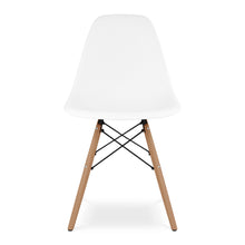 Load image into Gallery viewer, Heavy Duty Plastic Wood Dining Side Chair - White