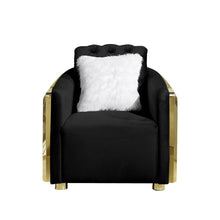 Load image into Gallery viewer, Accent Chair With Button Tufted Diamond Grid & 1 Pillow For Living Room