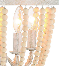 Load image into Gallery viewer, 16" Candle Style Five Light Metal Dimmable Chandelier - Gold / White