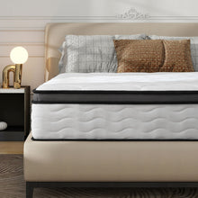 Load image into Gallery viewer, 12" Hybrid Mattress With Pocket Coils And Memory Foam, Medium Firm