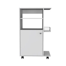 Load image into Gallery viewer, 24" Rolling Kitchen Cart With Storage - White