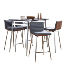 Load image into Gallery viewer, Marcel Mason - 5 Piece Swivel Contemporary Counter Height Dining Set