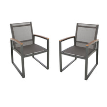 Load image into Gallery viewer, Aresha - Metal Outdoor Dining Armchair (Set of 2) - Gray