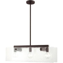 Load image into Gallery viewer, 17" Three Light Dimmable Chandelier With Shades - Bronze