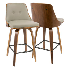 Load image into Gallery viewer, Gianna - Mid Century Modern Counter Stool (Set of 2)