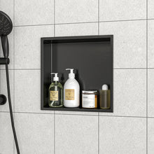 Load image into Gallery viewer, Stainless Steel Shower Niche With Seamless Design For Bathroom Storage