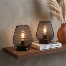 Load image into Gallery viewer, Pierced Novelty Desk Lamp With Novelty Shade (734235) - Brown