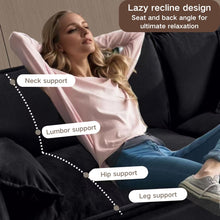 Load image into Gallery viewer, Modern Comfy Deep Seat Modular Sectional Sofa Cloud Couch With Ottoman