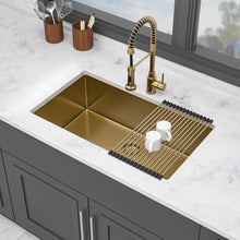 Load image into Gallery viewer, Finish Undermount Stainless Steel Kitchen Sink 32" X 19" 16 Gauge Deep Single Bowl