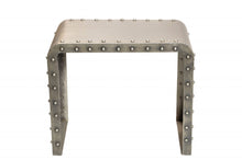 Load image into Gallery viewer, Metal Rectangular End Table - Pearl Silver