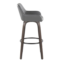 Load image into Gallery viewer, Daniella - Contemporary Fixed Height, Barstool With Swivel With Round Footrest (Set of 2)