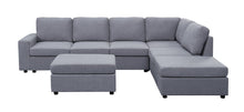 Load image into Gallery viewer, Cassia - 7 Seat Reversible Modular Sectional Sofa With Ottoman