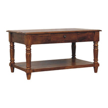 Load image into Gallery viewer, Turned Legs Drawer Table