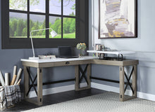 Load image into Gallery viewer, Talmar - Marble Top & Rustic Writing Desk With Lift Top - Oak